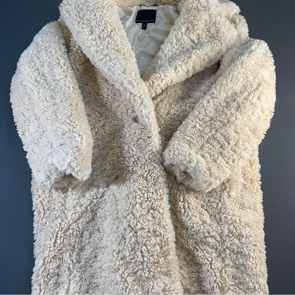 Banana Republic Cozy Cream Teddy Coat - Picture 3 of 10